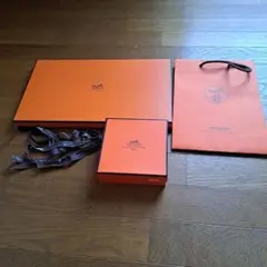 HERMES エルメス ギフトボックス 空箱 3点セット＋おまけリボン他