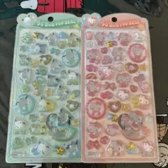 国内正規品　うるちゅるPOP SEAL キティ　ポチャッコ