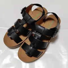 ズッカクラブ　サンダル　黒