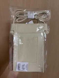 スマホショルダーバッグ アイボリー