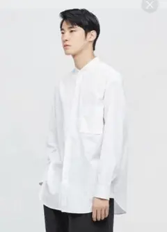 UNIQLO +J スーピマコットンオーバーサイズスタンドカラーシャツ Mサイズ