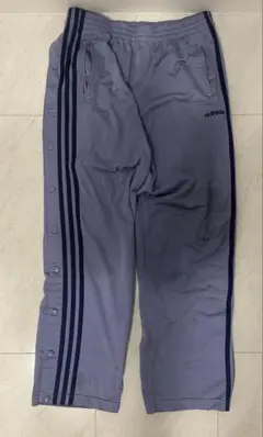90s 00s adidas スナップボタン トラックパンツ ライトパープル