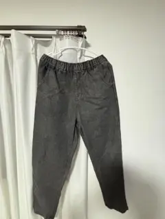 ウエストゴム デニムパンツ ブラックのサムネイル