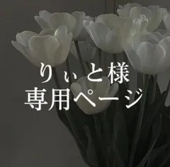 りぃと様 専用ページ