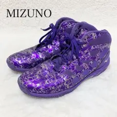 ミズノ MIZUNO ウエーブダイバース 和柄 限定カラー ハイカット 24.5のサムネイル