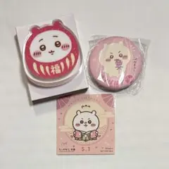 ちいかわ もぐもぐ本舗 アクリルスタンド&缶バッチ&ノベルティステッカーセット