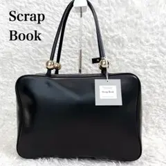未使用✨️ atneK/Scrap Book メタルボールボストン 黒 レザー