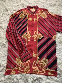 LUNA MATTINO ルナマティーノ 総柄シャツ 赤 スカーフ柄のサムネイル