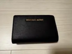 MICHAEL KORS ブラック 二つ折り財布