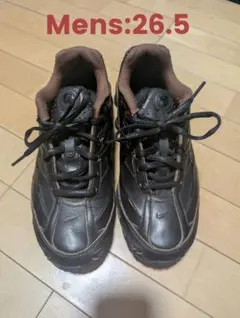 使用回数6回:Nike Shox ブラック/ブラウン スニーカー