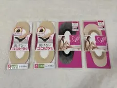 【23-25㎝】Atsugi他 フットカバー4点　新品未使用