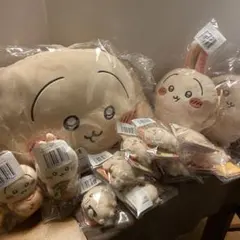 新品未開封タグ付き！ちいかわうさぎだらけくじB.C.D.E賞18個まとめ売り