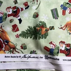 クリスマス　usaコットン サンタクロース　レア