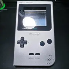 GBL ゲームボーイライト 美品 純正シェル シルバー