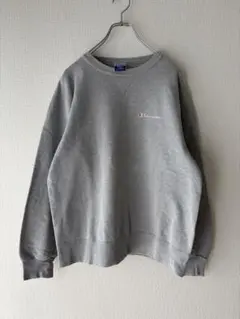 90s champion チャンピオン クルーネック スウェット 前ブイ 古着