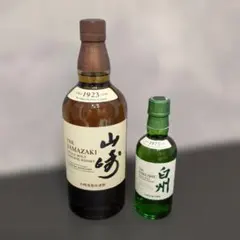 サントリー 山崎 シングルモルトウイスキー 700ml＆白州180mlセット