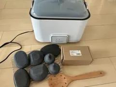 【最終値下げ】ホットストーン　バザルトストーン　ストーンウォーマー　セット 最終値下げ】ホットストーン バザルトストーン ストーン