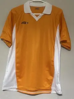UMBRO サッカーシャツ UQS6400 オレンジ/ホワイト M-Lサイズ
