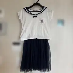 PERSON'S セーラー襟 ワンピース 140