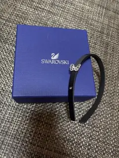 SWAROVSKI 蝶柄カチューシャ