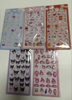 サンリオ ぷくぷくシール 5枚set