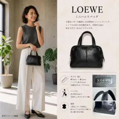 【美品】LOEWE ロエベ 　ハンドバッグ　ミニバッグ　ブラックのサムネイル
