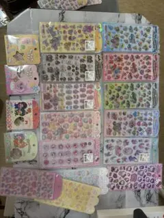 シール、うるちゅる、おはじき、コットンパフィー等正規品まとめ売り