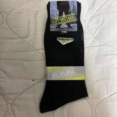 ソフトビジネス 黒ソックス 25-26cm 500円