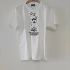 MOOMIN ヨクサル＆スナフキン Tシャツ ホワイト Mのサムネイル