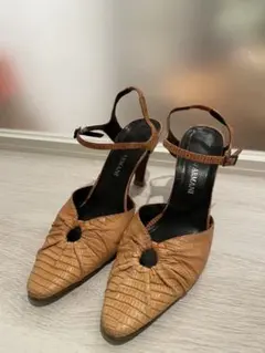 GIORGIO ARMANI サンダル　ストラップ 8cmヒール　23.5cmのサムネイル