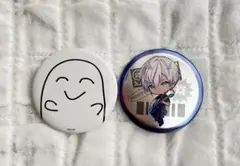 にじさんじ　イブラヒム　2時だとか　1stLIVE 缶バッジ　SD 手書き