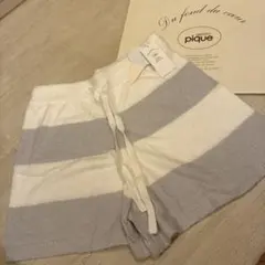 新品　タグ付き　ジェラートピケ　ジェラピケ　ボーダー　ルームウェア F