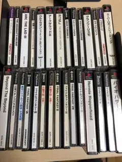 ジャンク　PS1ソフト　まとめ売り　55本　※ケース破損　研磨必要なソフト有り