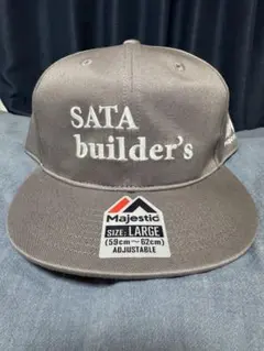 佐田ビルダーズ　キャップ　グレー 2025年最新】佐田ビルダーズ キャップの人気アイテム - メルカリ