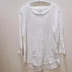 Kirkland Signature ホワイト長袖Tシャツ