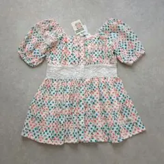 HELLO.SANFRANCISCO　刺繍プリントレースチュニックワンピ　タグ付のサムネイル