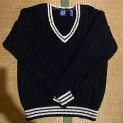 old GAP オールドギャップ90s 紺タグ ニット vネック