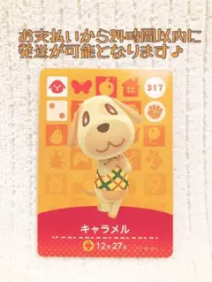 未使用.あつ森amiiboカード.キャラメル