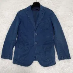 アントニオラベルダ✕アルビアーテイタリアミラノインディゴ染めデニム風ジャケット