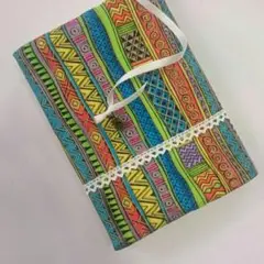 ブックカバー ハンドメイド 文庫本 No.95