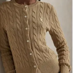 Polo Ralph Lauren ケーブルニットコットンカーディガン