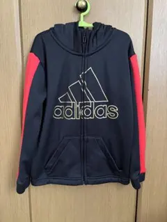 adidas ジャージセット 黒/赤