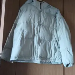 earth ダウン風中綿ジャケット Mサイズ ライトブルー