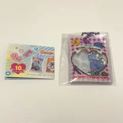 サンリオ　シャカシャカフレークシール風チャーム　タキシードサム