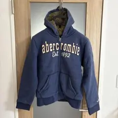 abercrombie フリースジャケット Mネイビー