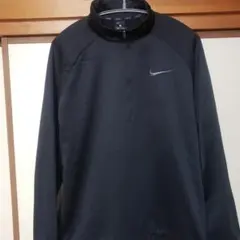 Nike DRI-FIT ブラック ハーフジップジャージ Lサイズ