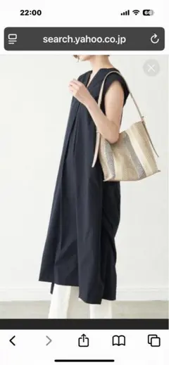 【美品】　ROPE' PICNIC　ロペピクニック　ワンピース　ネイビー