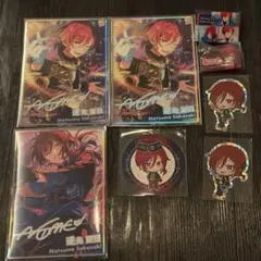 逆先夏目 虹色開花ポートレート アクリルクリップ エレメント 一番くじ