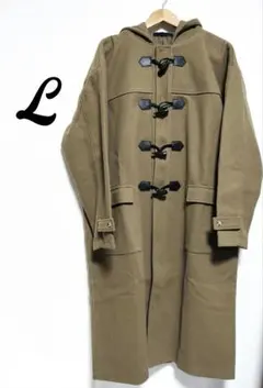 【新品】ダッフルコート ロング丈 オーバーサイズ ベージュ Lサイズのサムネイル