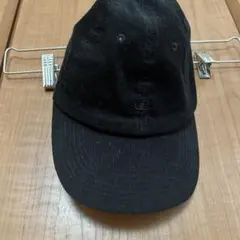 Champion 黒 コーデュロイキャップ